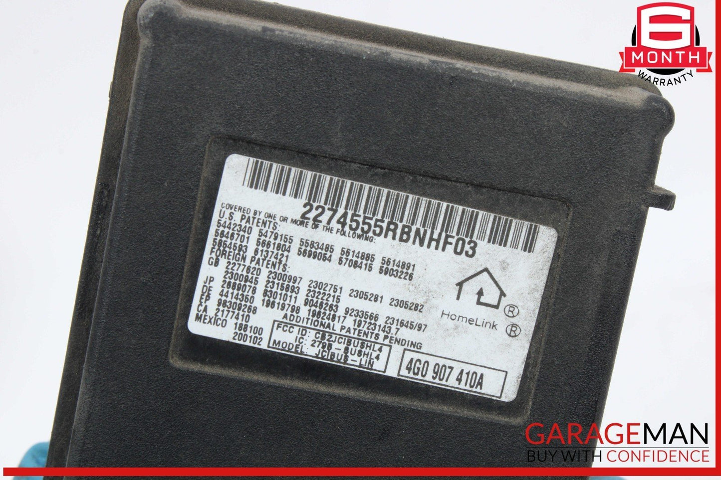 12-18 Audi SQ5 A6 A7 Q5 Garage Door Homelink Control Module Unit 4G0907410A OEM