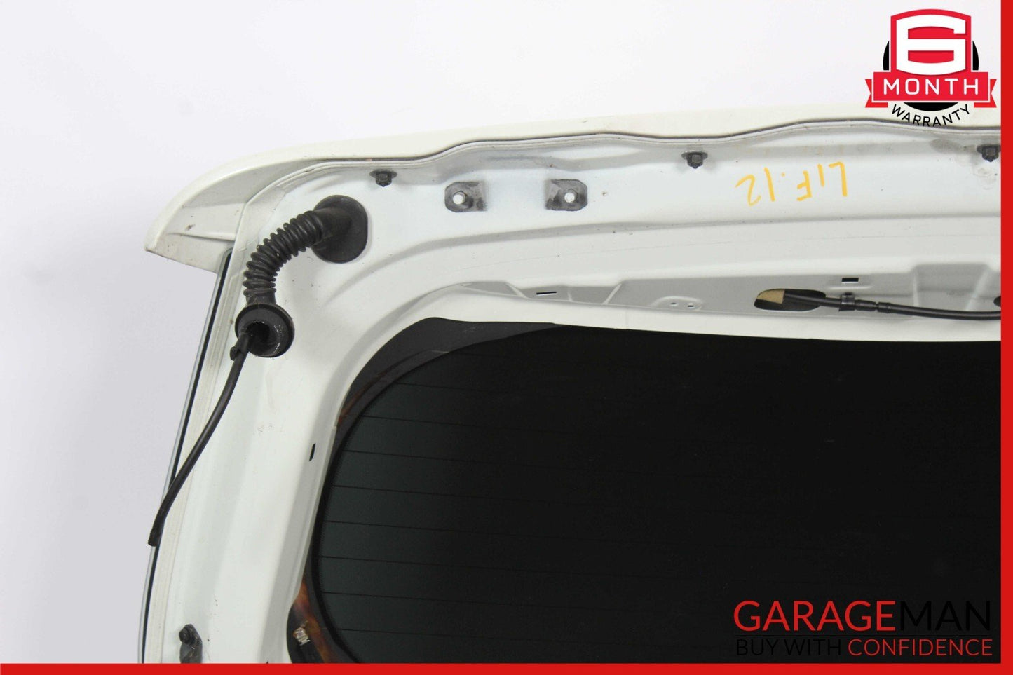 11-12 Nissan Leaf Rear Door Deck Liftgate Tailgate Trunk Lid White OEM