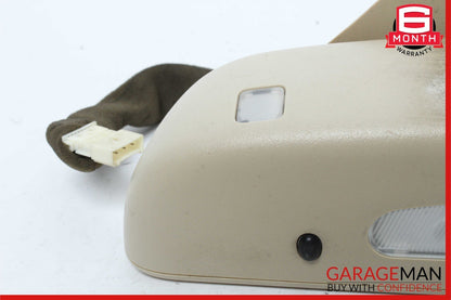 10-16 Mercedes C250 E350 E550 Front Top Upper Rear View Mirror Beige OEM