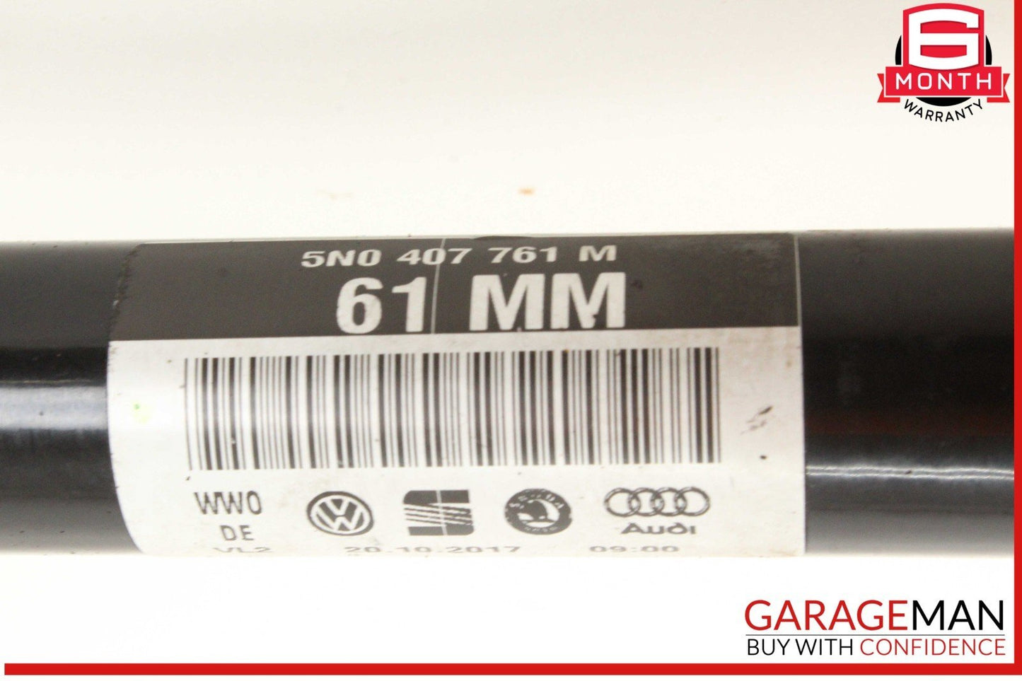 15-18 Audi Q3 Front Left Driver Side CV Axle Shaft Halfshaft 5N0407761M OEM