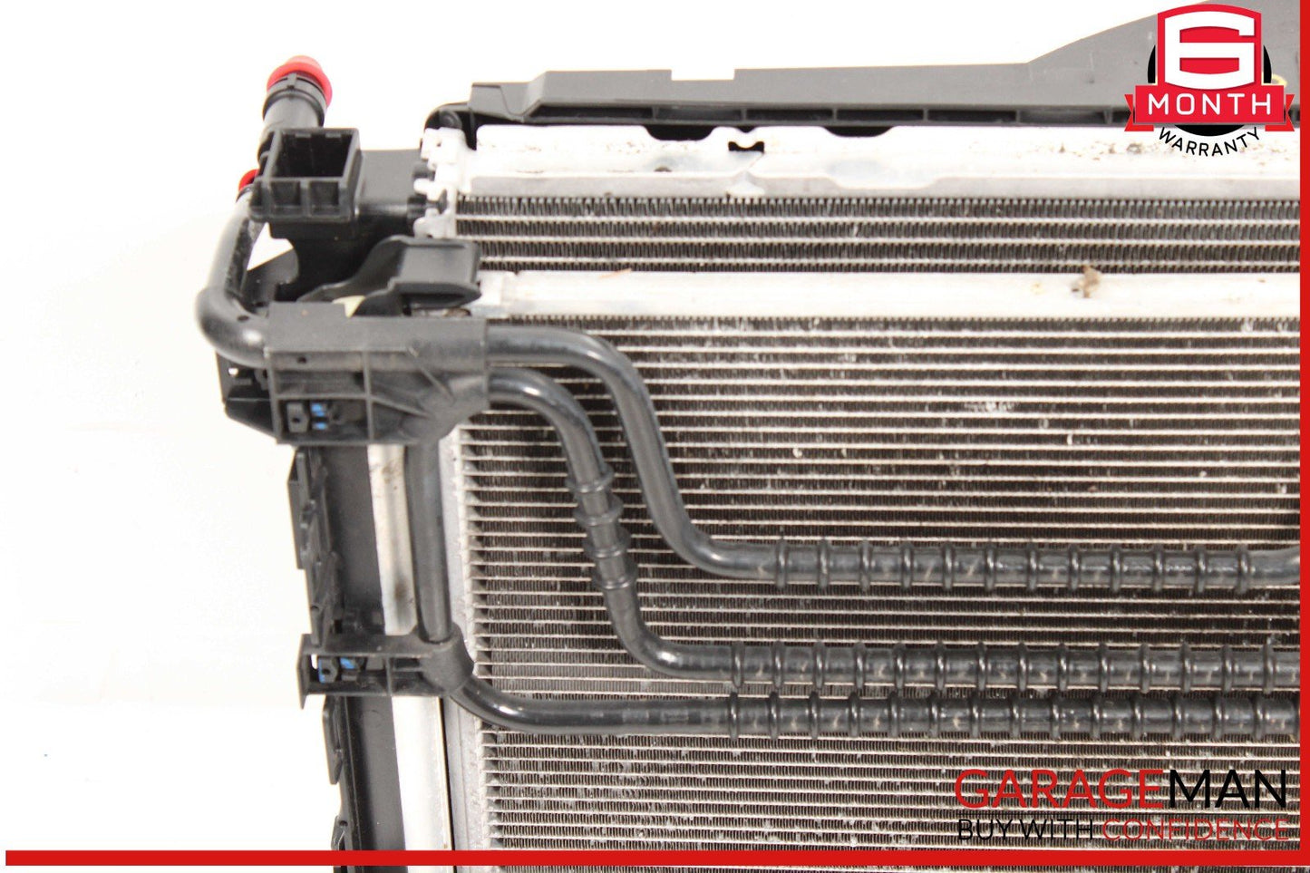12-15 Mercedes W204 C250 Engine Motor Cooling Radiator A/C AC Condenser Assembly