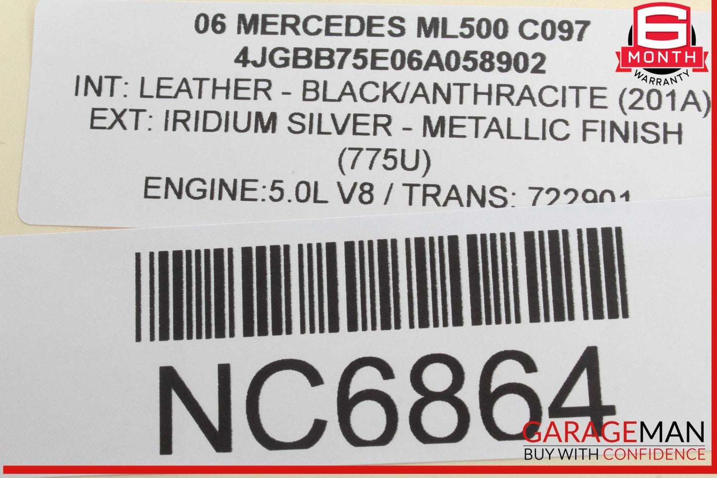 06-12 Mercedes W164 ML500 GL450 Dash AC A/C Air Vent Grill Right Side OEM