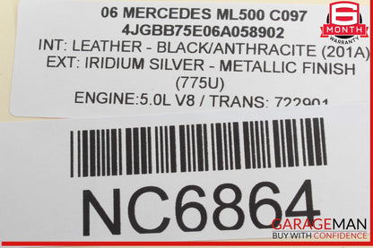 06-12 Mercedes W164 ML500 GL450 Dash AC A/C Air Vent Grill Right Side OEM