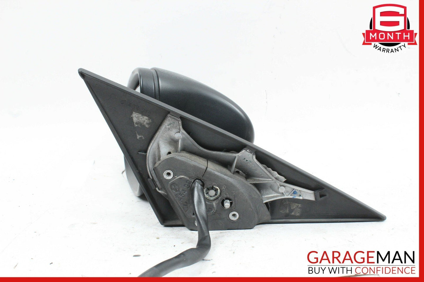 06-08 Mercedes W219 CLS500 Left Driver Side Mirror Door Rear View Black OEM