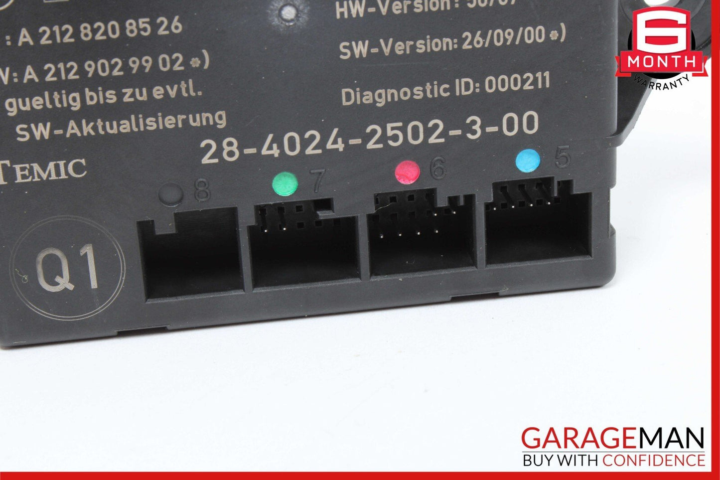 08-14 Mercedes W204 C250 C350 Sedan Rear Left Side Door Controller Module Unit