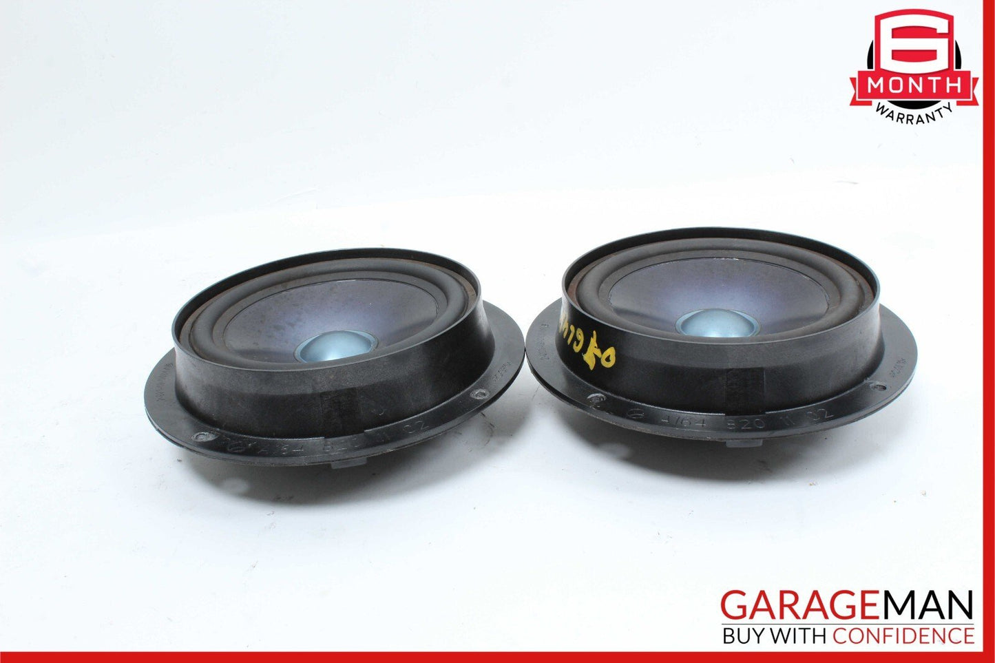 06-13 Mercedes X164 GL450 Rear Left & Right Door Sound Audio Speakers Set of 2