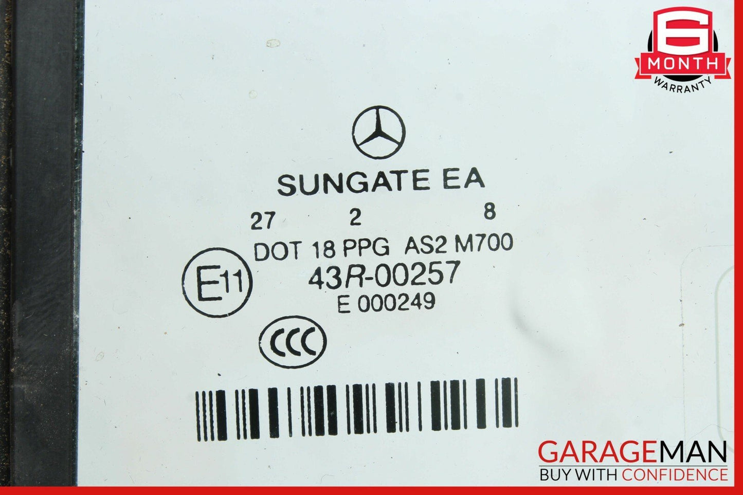 07-13 Mercedes W221 S600 S550 Rear Left Side Quarter Door Window Auto Glass OEM