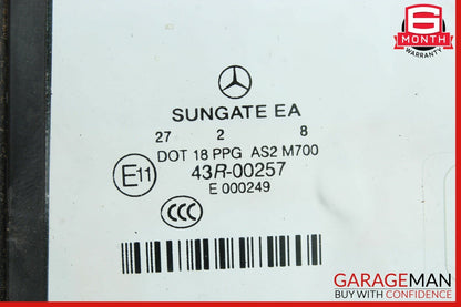 07-13 Mercedes W221 S600 S550 Rear Left Side Quarter Door Window Auto Glass OEM