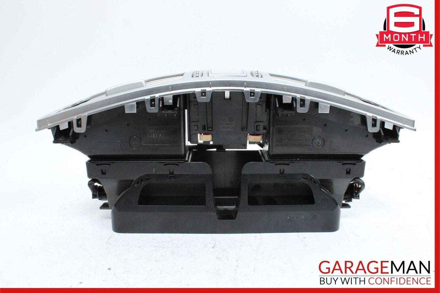 07-13 Mercedes W221 S550 Center Dash Air Vent AC A/C Clock Trim Cover Assembly