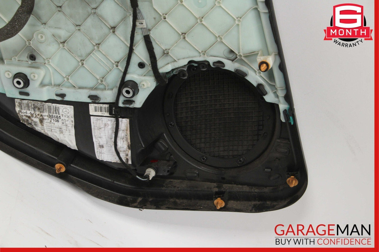 08-14 Mercedes W204 C63 AMG Rear Right Side Interior Door Panel Trim Cover OEM