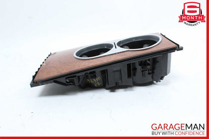 06-12 Mercedes W164 ML350 GL450 Center Console Cup Holder Compartment Wood OEM