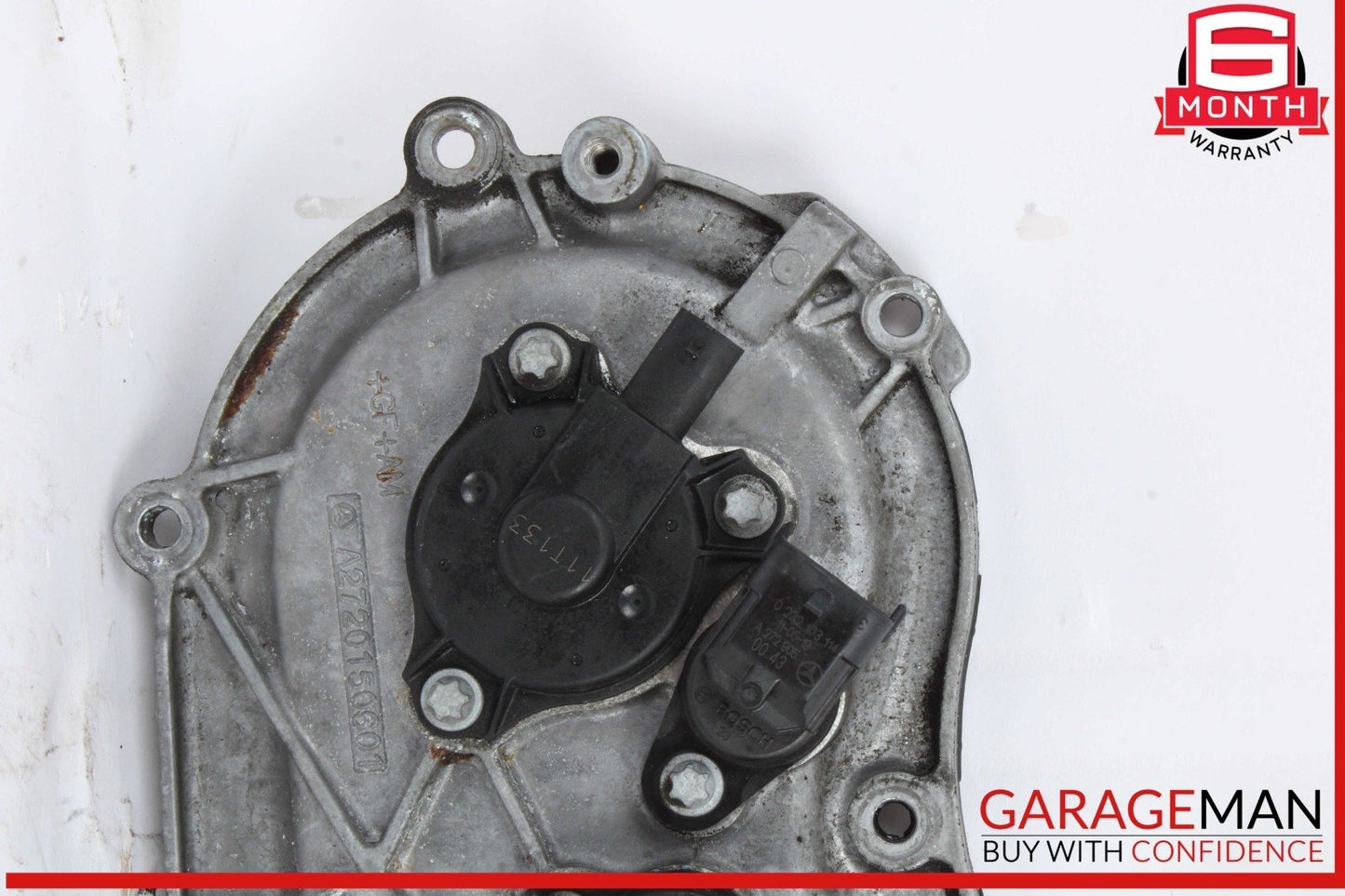 05-13 Mercedes W221 S400 Hybrid Front Right Engine Timing Chain Cover Plate OEM