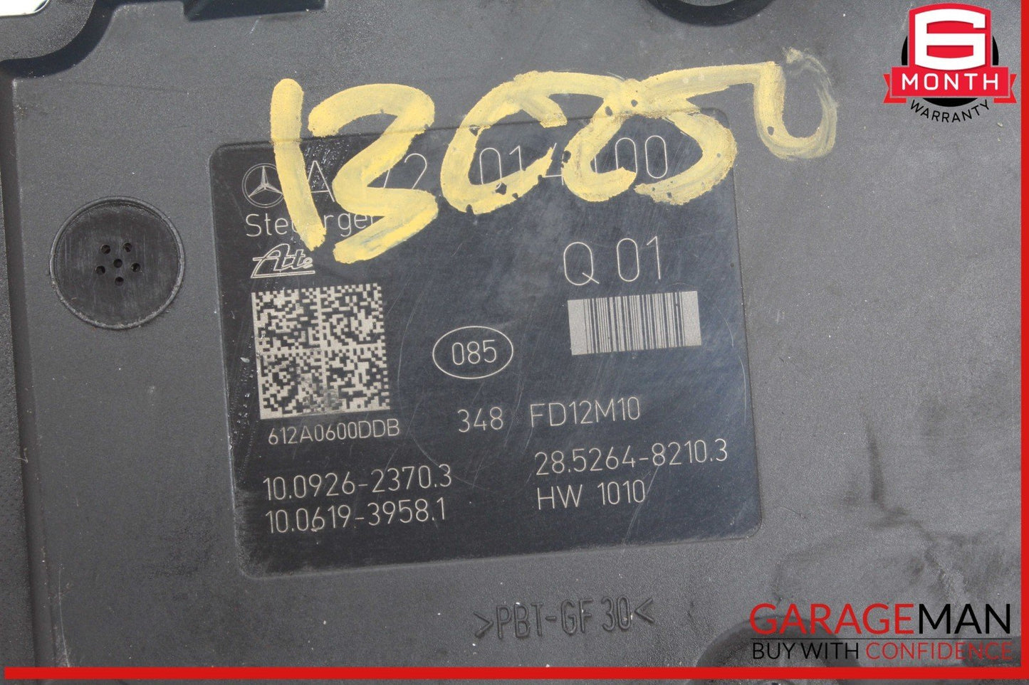 12-15 Mercedes W204 C250 ABS Anti Brake Pump Control Module Unit 1729014000 OEM