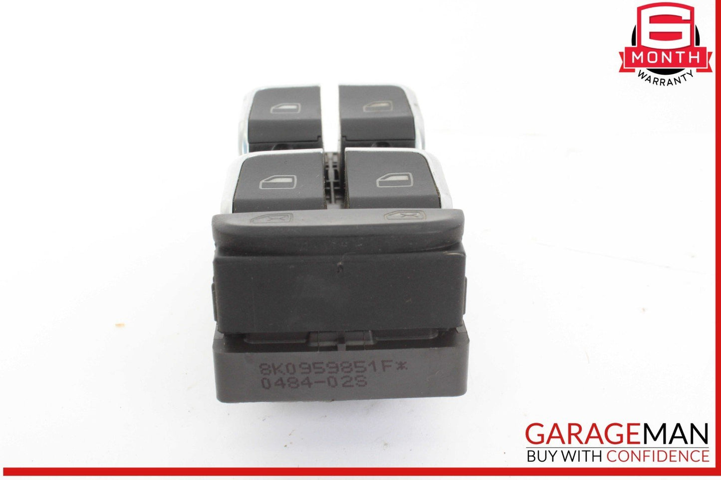13-17 Audi A4 SQ5 Front Left Driver Side Master Window Switch Button 8K0959851F
