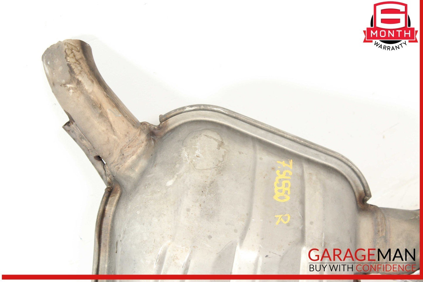 03-08 Mercedes R230 SL550 SL600 Rear Exhaust Mufflers Muffler Tip Tips Set of 2