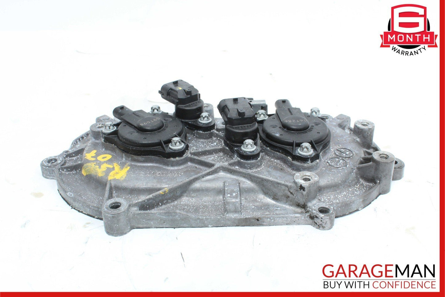 06-10 Mercedes R350 CLK350 E350 Front Left Engine Timing Chain Plate Valve Cover
