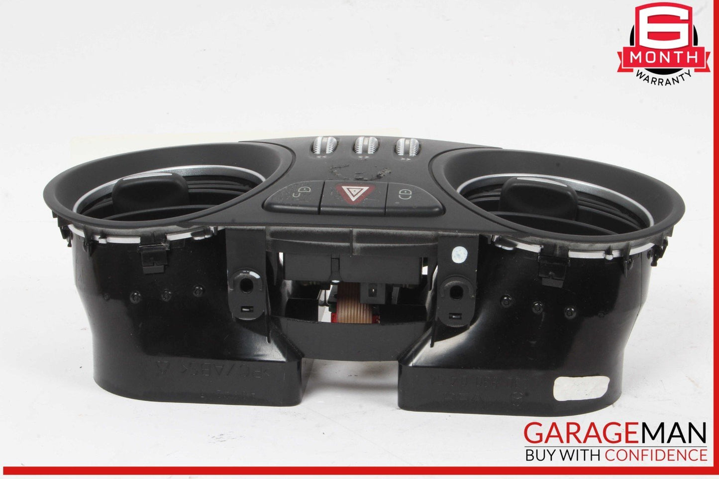 03-06 Mercedes R230 SL500 SL55 AMG Center Dashboard Hazard AC Air Vent Black OEM