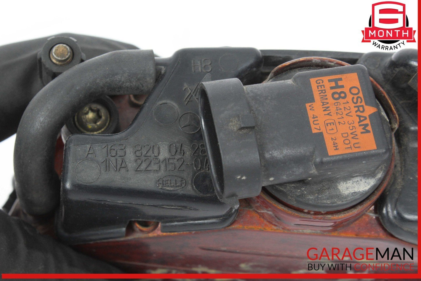 98-05 Mercedes W163 ML320 Front Right Side Bumper Fog Light Foglight Lamp OEM
