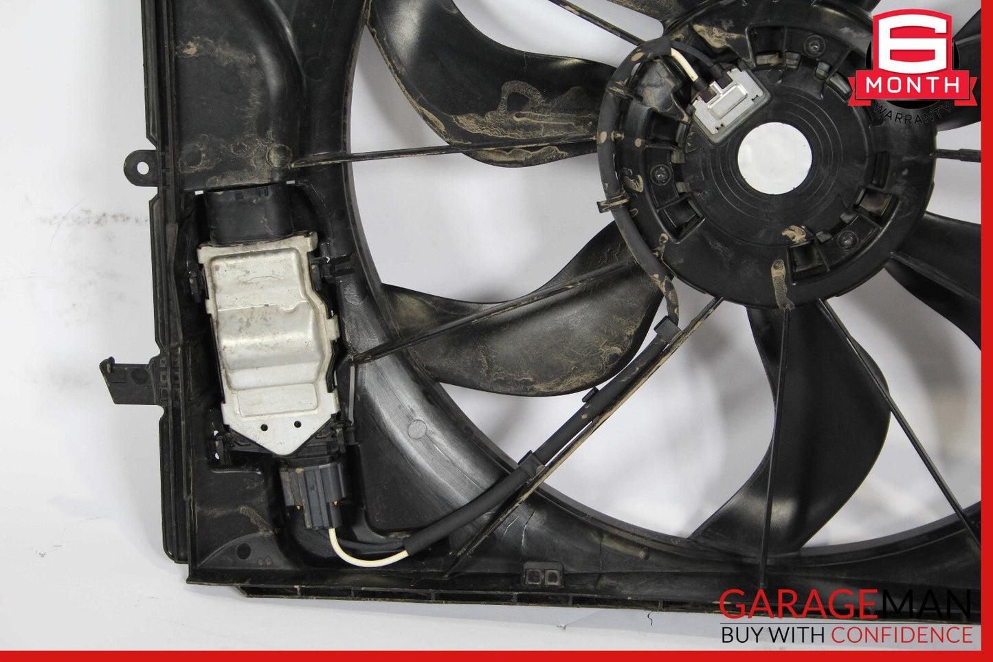 12-20 Mercedes W117 CLA250 SLK250 Engine Radiator Cooling Fan Motor Shroud Assy
