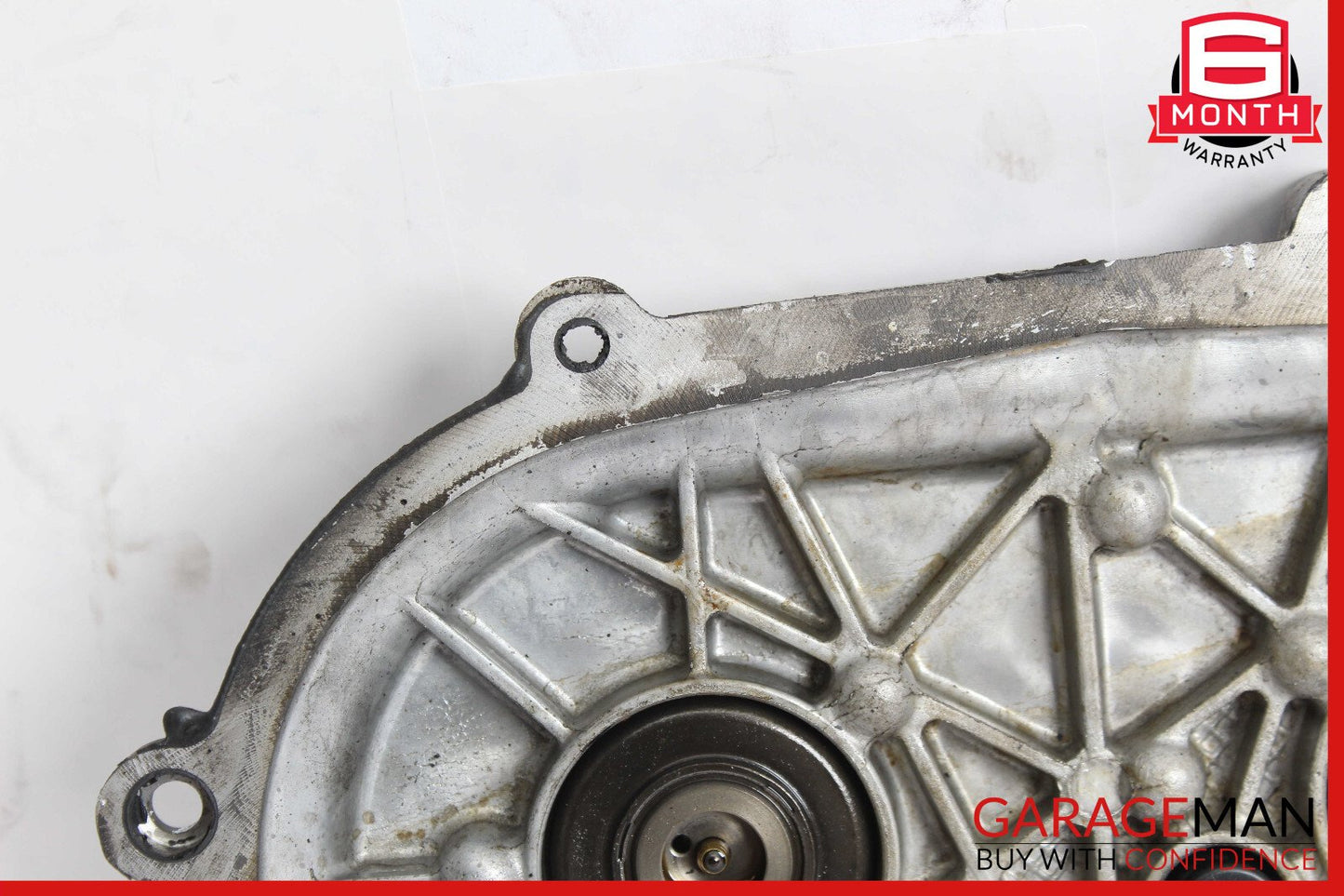 06-13 Mercedes W221 S400 Front Right Engine Timing Chain Cover Plate OEM