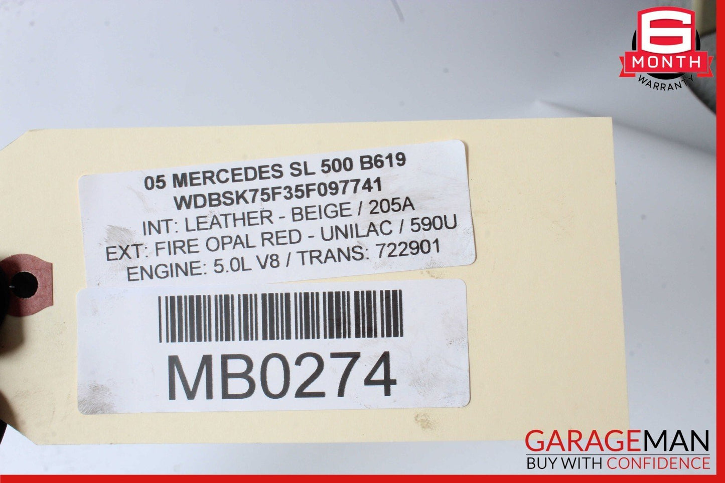 00-08 Mercedes R230 SL550 Pressure Relief Valve ABC Hydraulic Suspension OEM
