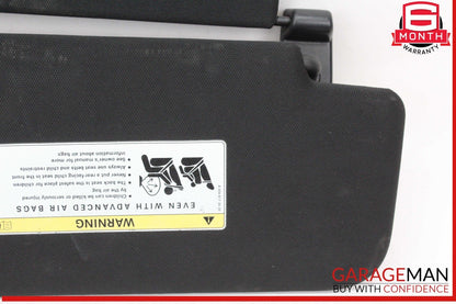 14-17 Mercedes W222 S550 Front Left Driver Side Sunvisor Sun Visor Black OEM
