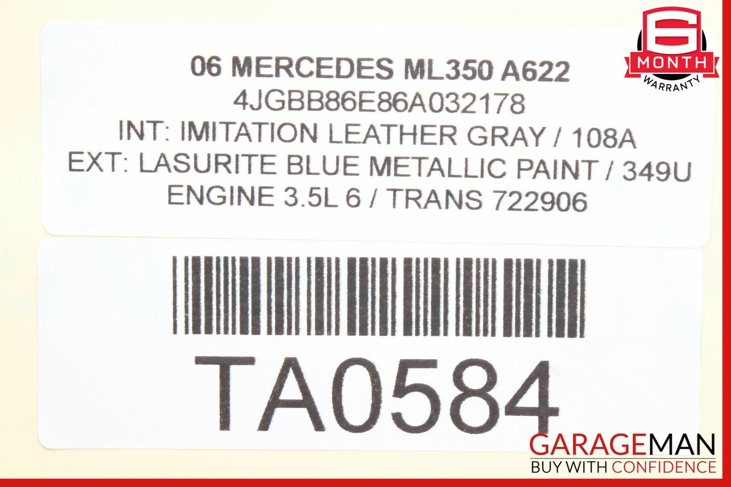 03-11 Mercedes CLS500 GL450 ML350 Front Left Side Seat Control Module Unit