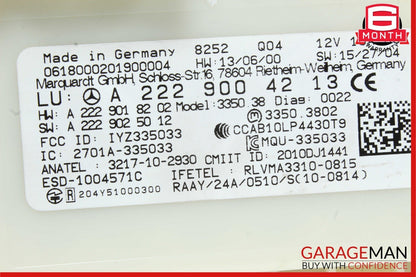 14-19 Mercedes W205 C300 GLC350 S550 Keyless Go Entry Control Module OEM