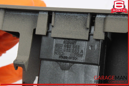 07-15 Audi Q7 Rear Heated Seat Control Switch w/ Trim Cover Panel 8E0963563 OEM