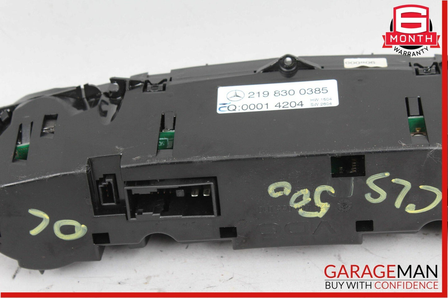 06-11 Mercedes W219 CLS500 CLS350 CLS55 AMG A/C AC Heater Climate Control Switch