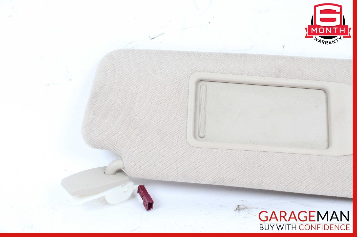 06-15 BMW 7 Series 750i 740i Right Side Sun Visor Sunvisor Gray M04B42005 OEM