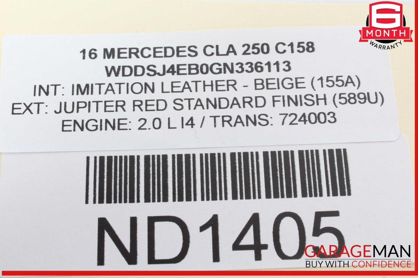 14-19 Mercedes W117 CLA250 Front Center AC A/C Air Vent Nozzle Trim Grill OEM