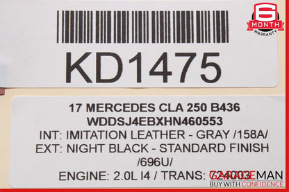 14-18 Mercedes W117 CLA250 Front Center AC A/C Air Vent Nozzle Trim Grill OEM