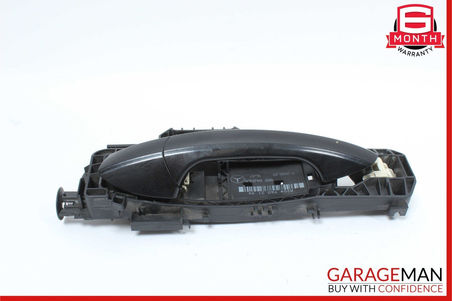 08-15 Mercedes X204 GLK350 GLK250 Rear Left Side Exterior Door Handle Black OEM