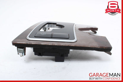 10-13 Mercedes W212 E350 E400 E550 Center Console Switch Trim Cover Bezel Wood