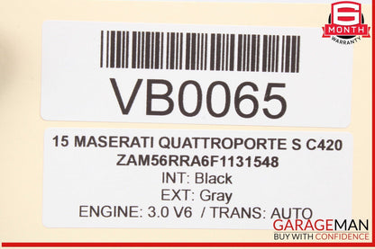 14-17 Maserati Quattroporte S Rear Right Side Door Lock Latch Actuator OEM