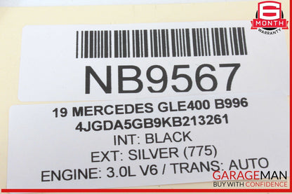 15-19 Mercedes W166 GLE400 ML450 ECU Engine Control Module Unit ECM OEM