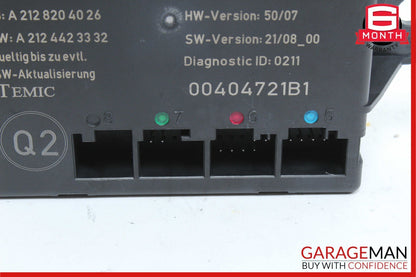 08-18 Mercedes W212 E350 C350 C300 Rear Right Side Door Control Module Unit OEM