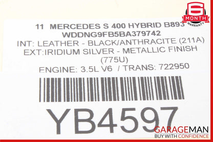 07-13 Mercedes W221 S400 S550 S63 AMG Front Left Door Controller Module Unit