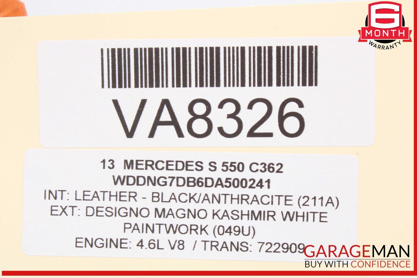 07-14 Mercedes W221 S550 S400 Electronic Parking Button Switch 2215401445 OEM