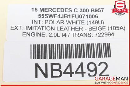 15-20 Mercedes W205 C300 C400 GLC300 Dash Headlight Switch Control Module OEM