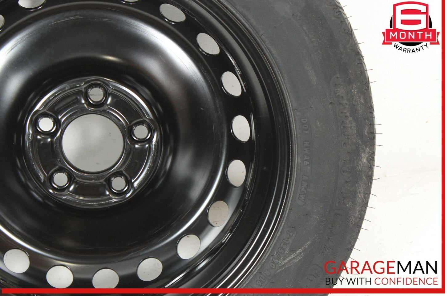 08-14 Mercedes W204 C250 C300 Emergency Spare Tire Donut Wheel Rim 125 90 16"