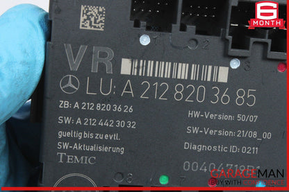08-18 Mercedes W212 E350 Front Right Passenger Side Door Control Module Unit OEM