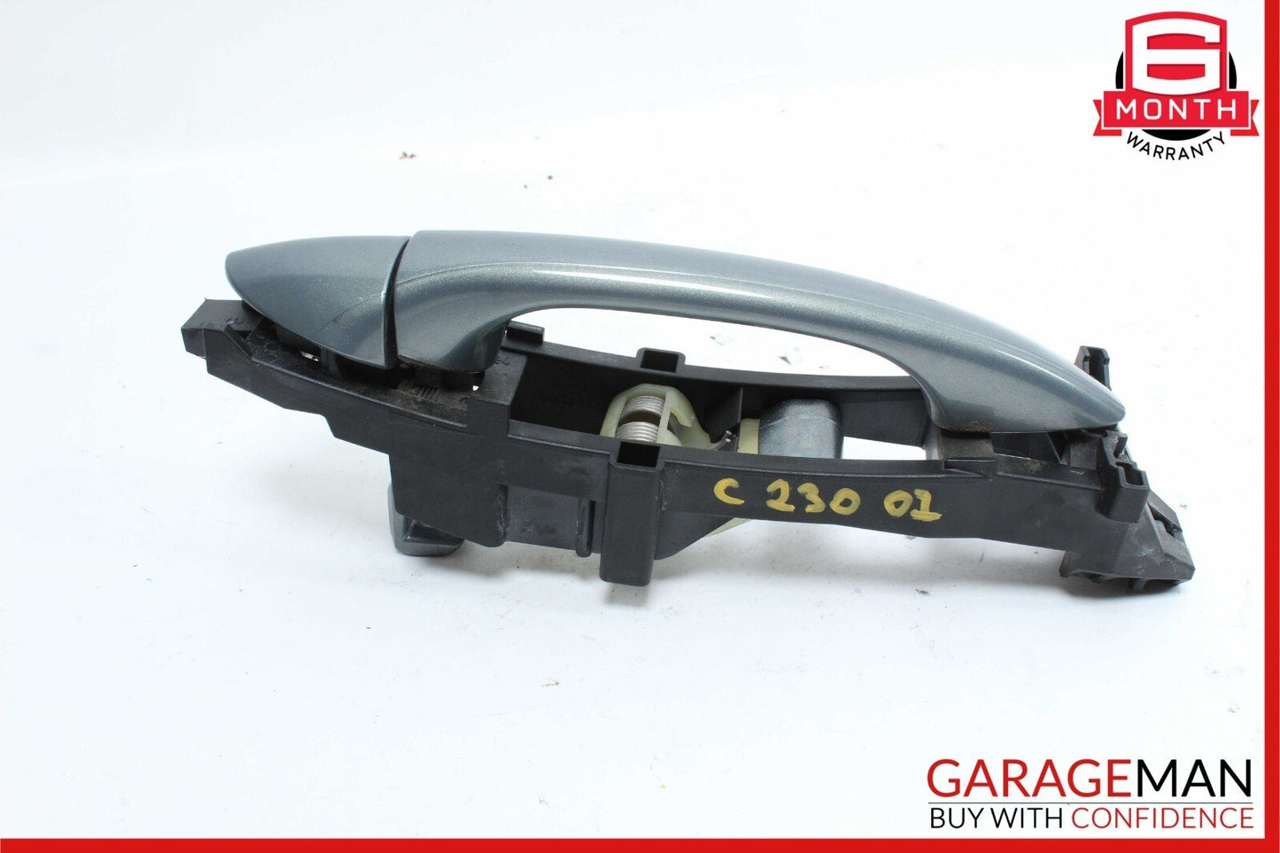 05-07 Mercedes W203 C230 Rear Right Exterior Door Handle Gray OEM