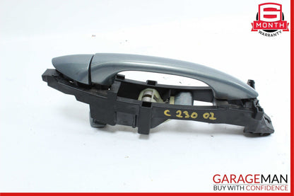 05-07 Mercedes W203 C230 Rear Right Exterior Door Handle Gray OEM