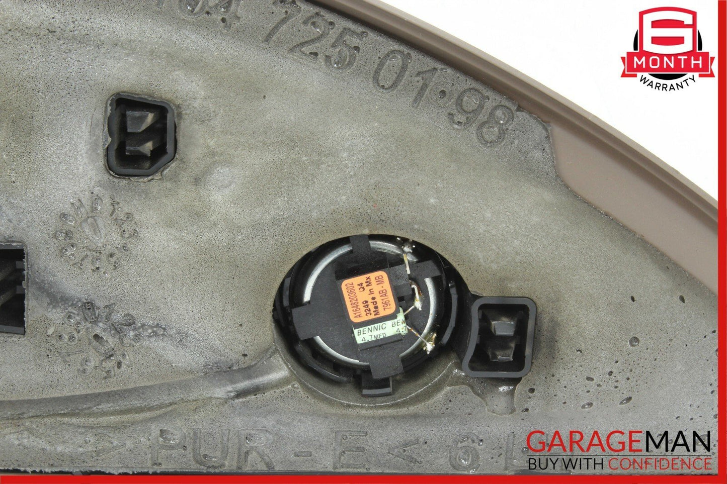 06-12 Mercedes X164 GL320 Speaker Door Mirror Cover Right Side Brown OEM