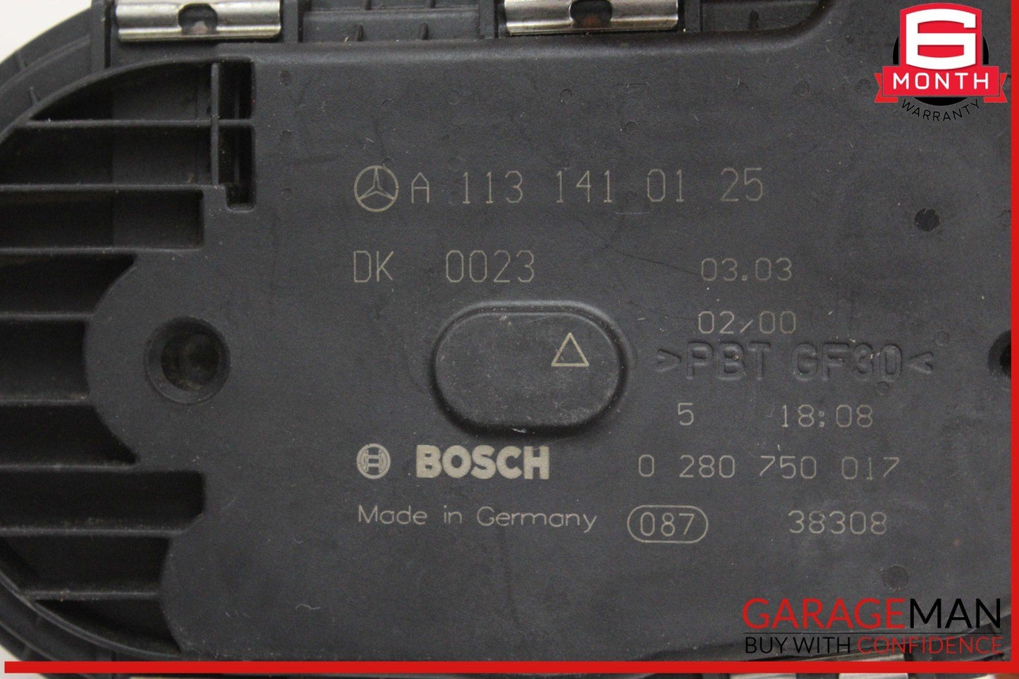 00-13 Mercedes R230 SL500 S500 Engine Throttle Valve Body 1131410125 OEM
