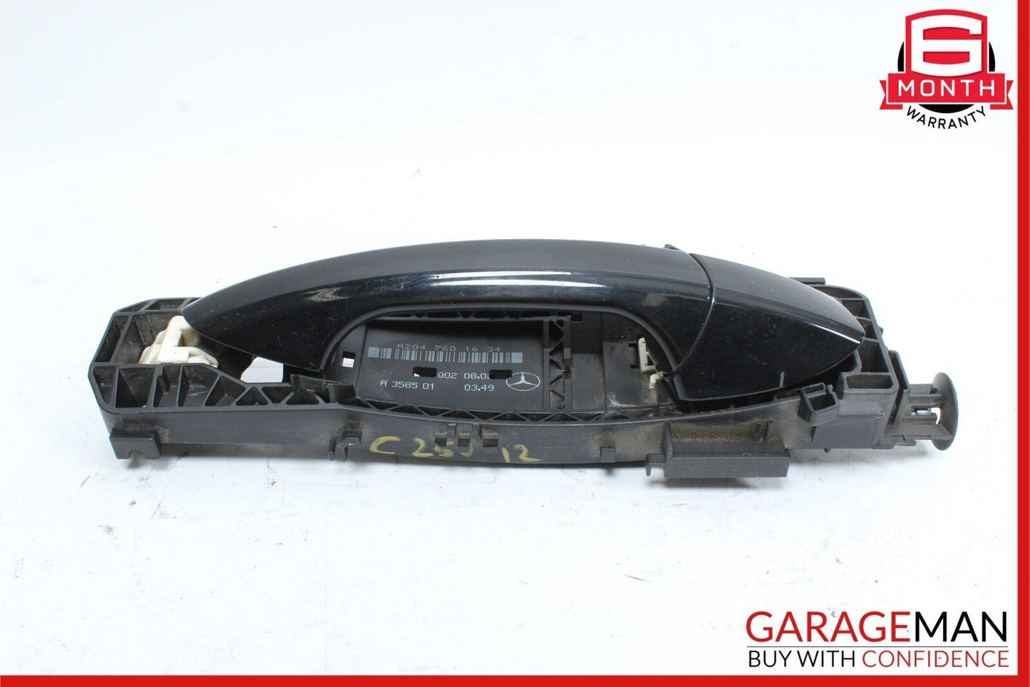 08-15 Mercedes GLK350 C250 Front or Rear Right Side Exterior Door Handle Black