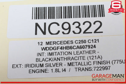 12-14 Mercedes W204 C250 C350 Dash AC A/C Air Vent Grill Left Side OEM