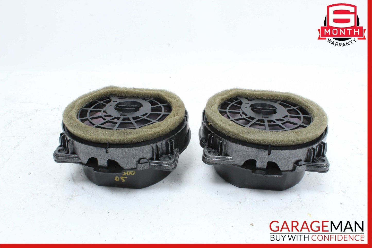 03-09 Mercedes W209 CLK500 C350 Rear Door Audio Sound Speaker Set of 2 Pc